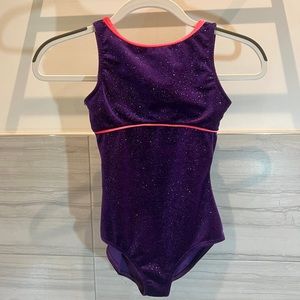 Capezio Sparkle Velour Gymnastics Leotard